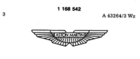 ASTON MARTIN Logo (DPMA, 08/12/1987)