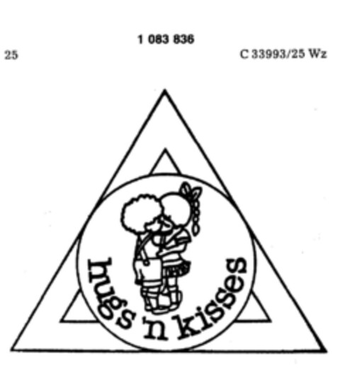 hugs`n kisses Logo (DPMA, 28.03.1985)