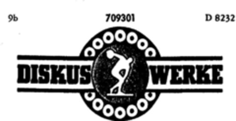 DISKUS WERKE Logo (DPMA, 25.02.1957)