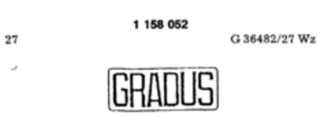 GRADUS Logo (DPMA, 25.02.1989)