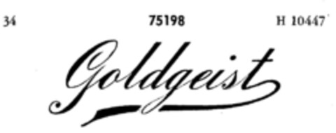 Goldgeist Logo (DPMA, 05.10.1904)