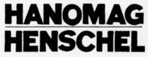 HANOMAG HENSCHEL Logo (DPMA, 03.11.1969)