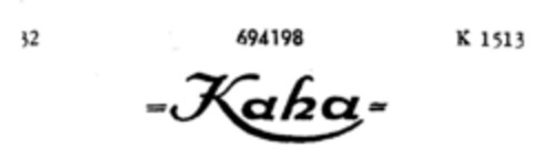 Kaha Logo (DPMA, 12.08.1950)