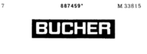 BUCHER Logo (DPMA, 12.02.1971)