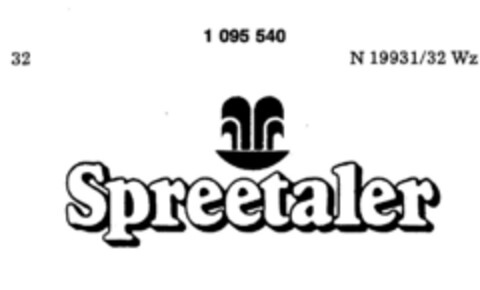 Spreetaler Logo (DPMA, 18.09.1985)