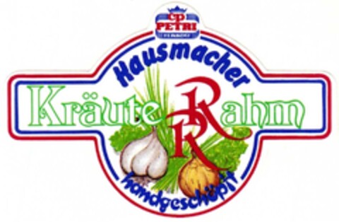 cp PETRI FEINKOST Kräuter Rahm handgeschöpft Logo (DPMA, 04/13/1987)