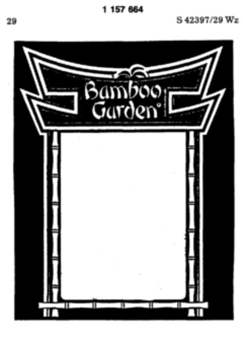 Bamboo Garden Logo (DPMA, 08.10.1985)