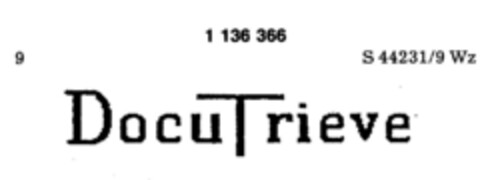 Docu Trieve Logo (DPMA, 18.12.1986)