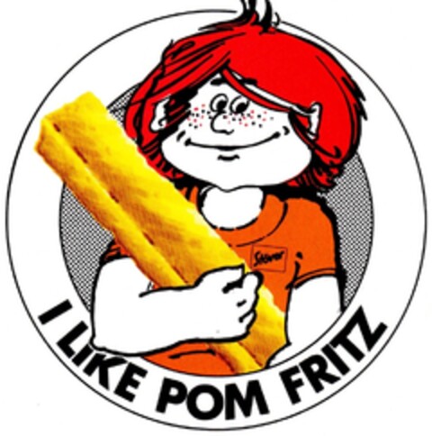 I LIKE POM FRITZ Logo (DPMA, 05.08.1989)