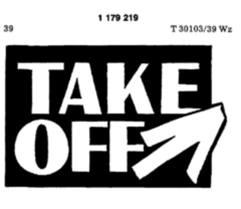 TAKE OFF Logo (DPMA, 09.02.1990)