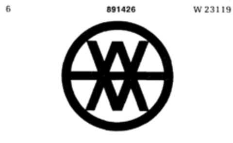 W M Logo (DPMA, 16.04.1971)