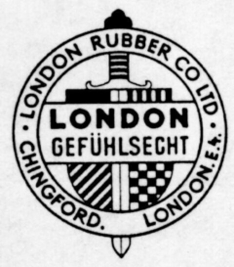LONDON GEFÜHLSECHT Logo (DPMA, 05.11.1959)