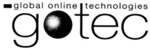 gotec -global online technologies Logo (DPMA, 05.02.2000)