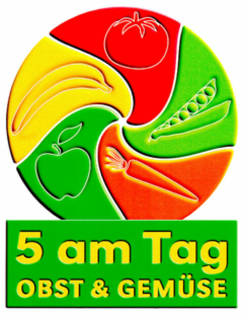 5 am Tag OBST & GEMÜSE Logo (DPMA, 04/20/2000)