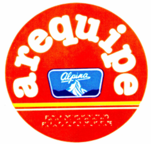 arequipe alpina Logo (DPMA, 23.05.2000)