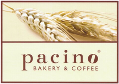 pacino BAKERY & COFFEE Logo (DPMA, 10/07/2008)