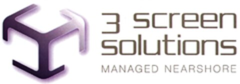 3 screen solutions MANAGED NEARSHORE Logo (DPMA, 23.09.2009)