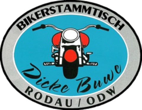 BIKERSTAMMTISCH Dicke Buwe RODAU / ODW Logo (DPMA, 02.12.2011)