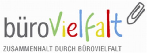 büroVielfalt ZUSAMMENHALT DURCH BÜROVIELFALT Logo (DPMA, 25.03.2013)