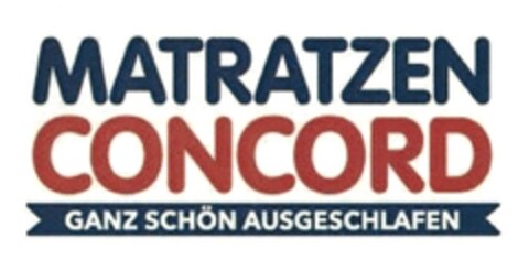 Matratzen Concord ganz schön ausgeschlafen Logo (DPMA, 29.04.2015)