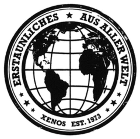 ERSTAUNLICHES AUS ALLER WELT XENOS EST. 1973 Logo (DPMA, 18.03.2016)