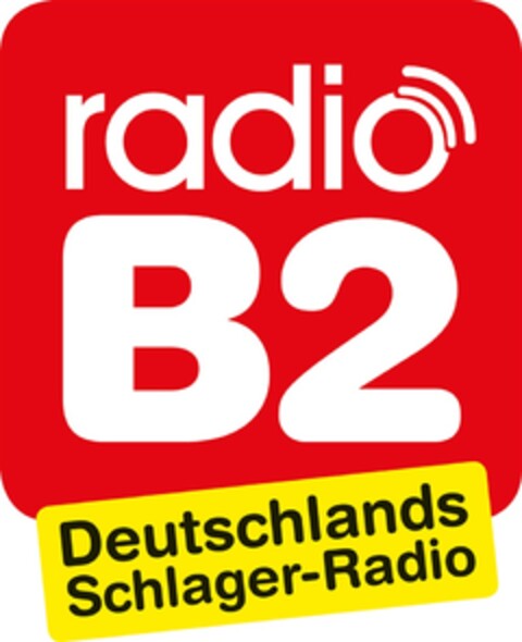 radio B2 Deutschlands Schlager-Radio Logo (DPMA, 08/17/2016)