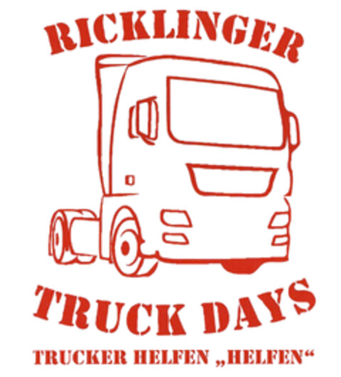 RICKLINGER TRUCK DAYS TRUCKER HELFEN "HELFEN" Logo (DPMA, 12/27/2019)