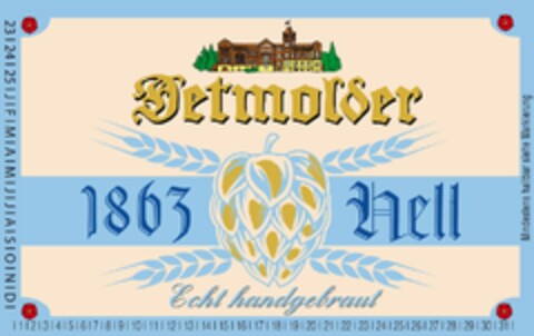 Detmolder 1863 hell Echt handgebraut Logo (DPMA, 25.05.2023)