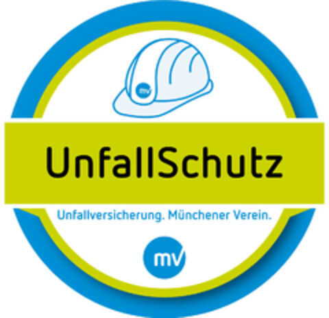 UnfallSchutz Unfallversicherung. Münchener Verein. mv Logo (DPMA, 13.12.2024)