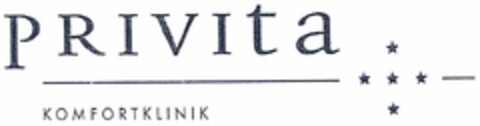 PRIVITA KOMFORTKLINIK Logo (DPMA, 19.11.2004)