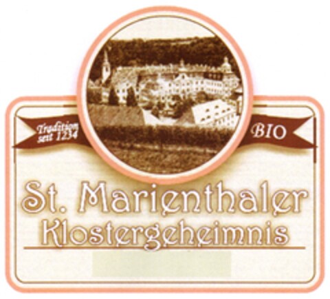 St. Marienthaler Klostergeheimnis Tradition seit 1234 BIO Logo (DPMA, 19.12.2006)