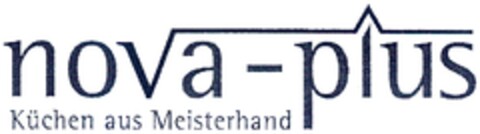 nova-plus Küchen aus Meisterhand Logo (DPMA, 23.03.2007)