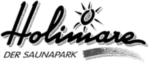 Holimare DER SAUNAPARK Logo (DPMA, 20.09.1995)