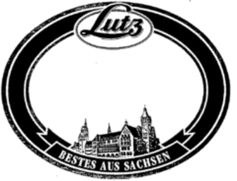 Lutz BESTES AUS SACHSEN Logo (DPMA, 02/28/1996)