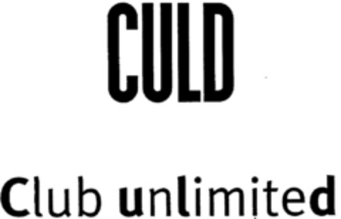 CULD Club unlimited Logo (DPMA, 05/18/1996)