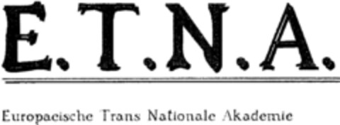 E.T.N.A. Europaeische Trans Nationale Akademie Logo (DPMA, 15.11.1996)