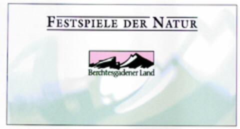 FESTSPIELE DER NATUR Logo (DPMA, 06.05.1997)