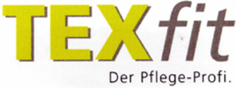 TEX fit Der Pflege-Profi. Logo (DPMA, 07/05/1997)