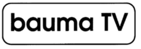 bauma TV Logo (DPMA, 18.02.1998)