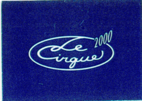 Le Cirque 2000 Logo (DPMA, 19.01.1999)