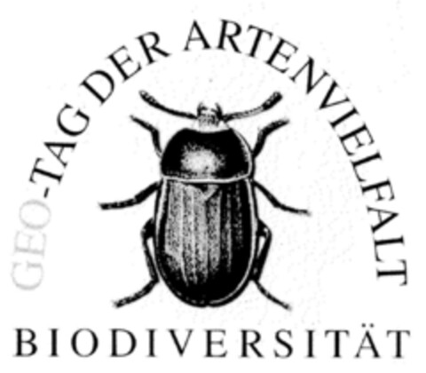 GEO-TAG DER ARTENVIELFALT BIODIVERSITÄT Logo (DPMA, 02/25/1999)