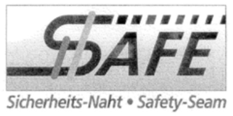 SAFE Sicherheits-Naht · Safety-Seam Logo (DPMA, 10.08.1999)