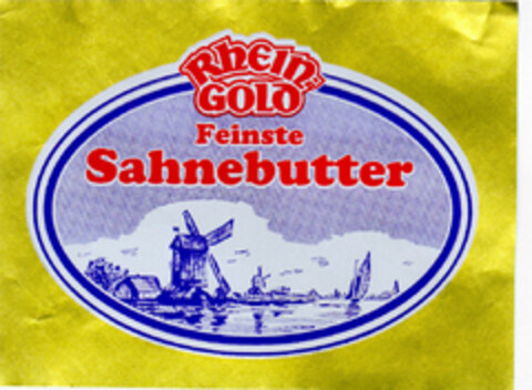 Rhein GOLD Feinste Sahnebutter Logo (DPMA, 25.08.1999)