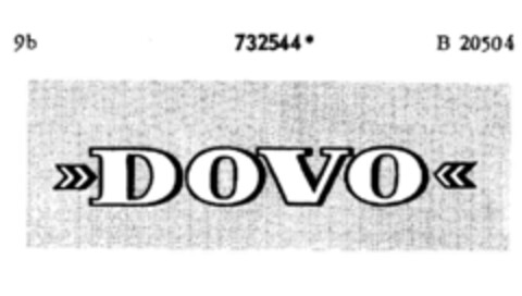 >DOVO< Logo (DPMA, 07/11/1959)