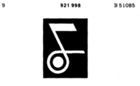 921998 Logo (DPMA, 14.06.1973)