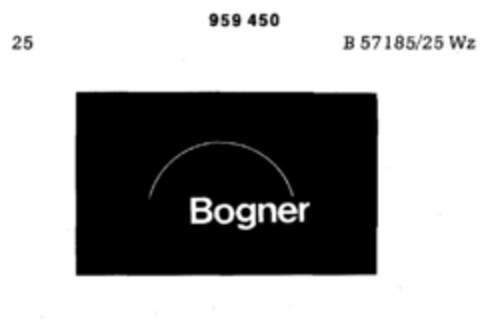 Bogner Logo (DPMA, 03.11.1976)