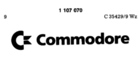 C Commodore Logo (DPMA, 07.08.1986)