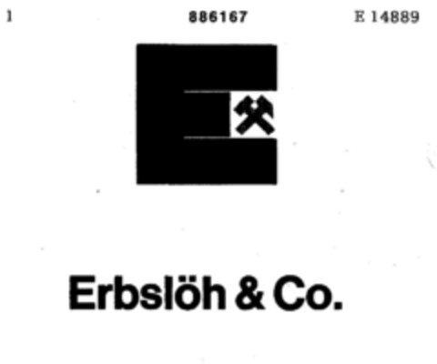 Erbslöh & Co. Logo (DPMA, 06/04/1970)