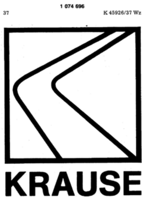 KRAUSE Logo (DPMA, 29.06.1983)