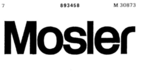 Mosler Logo (DPMA, 20.03.1969)